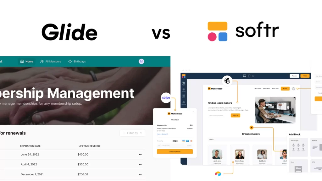 Glide Apps vs Softr