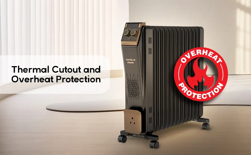 Havells Hestio 13-Fin Oil Filled Room Heater - Best Overall OFR Heater