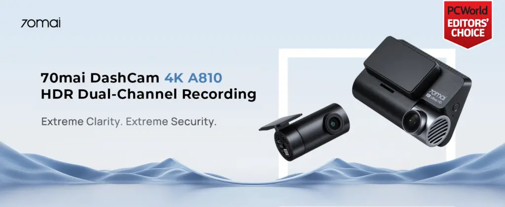 70mai A810 4K Dual: Best for Image Quality